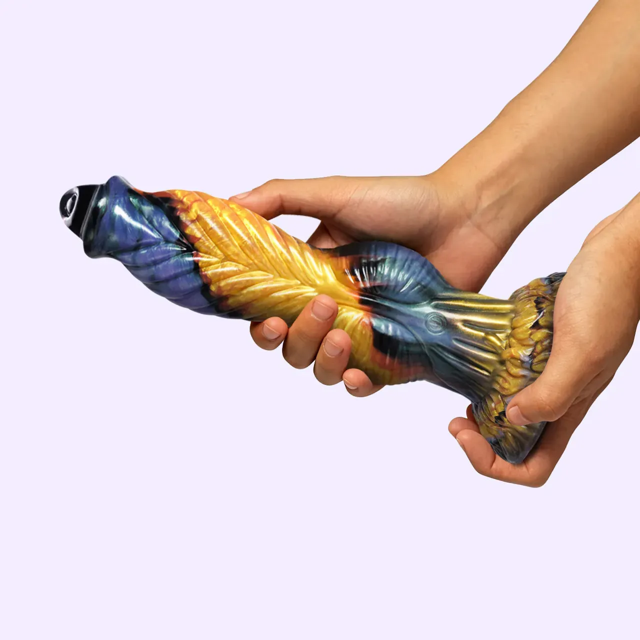 Beisar PhoenixGP PurGold monster dildo paars-goud