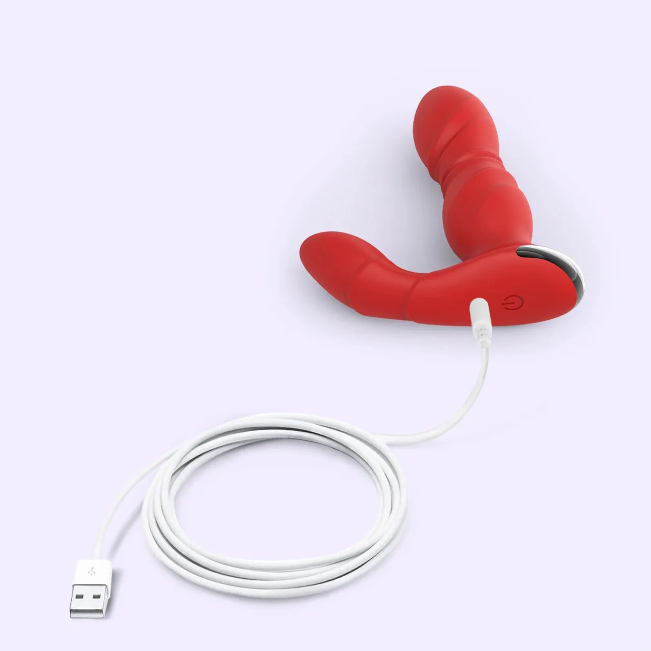 Beisar VividPulse vibrator rood draagbaar stotend