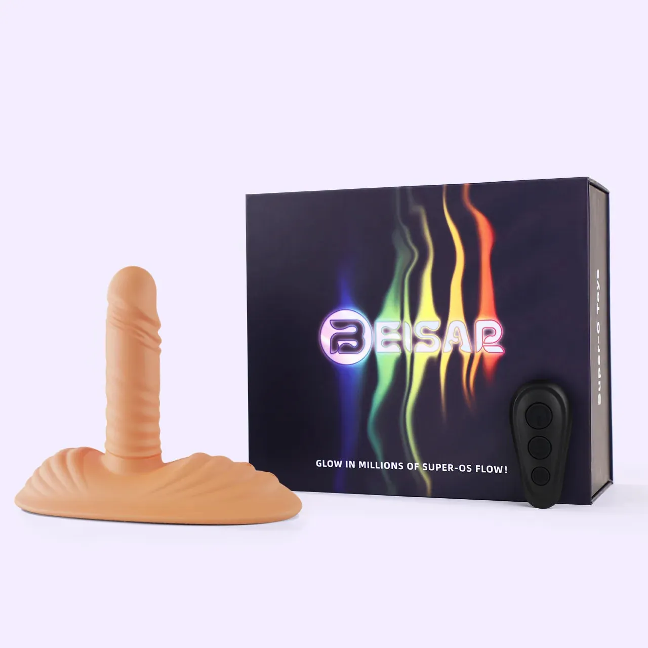 Beisar Pinhead prostaatvibrator beige 7-in-1 stuwend