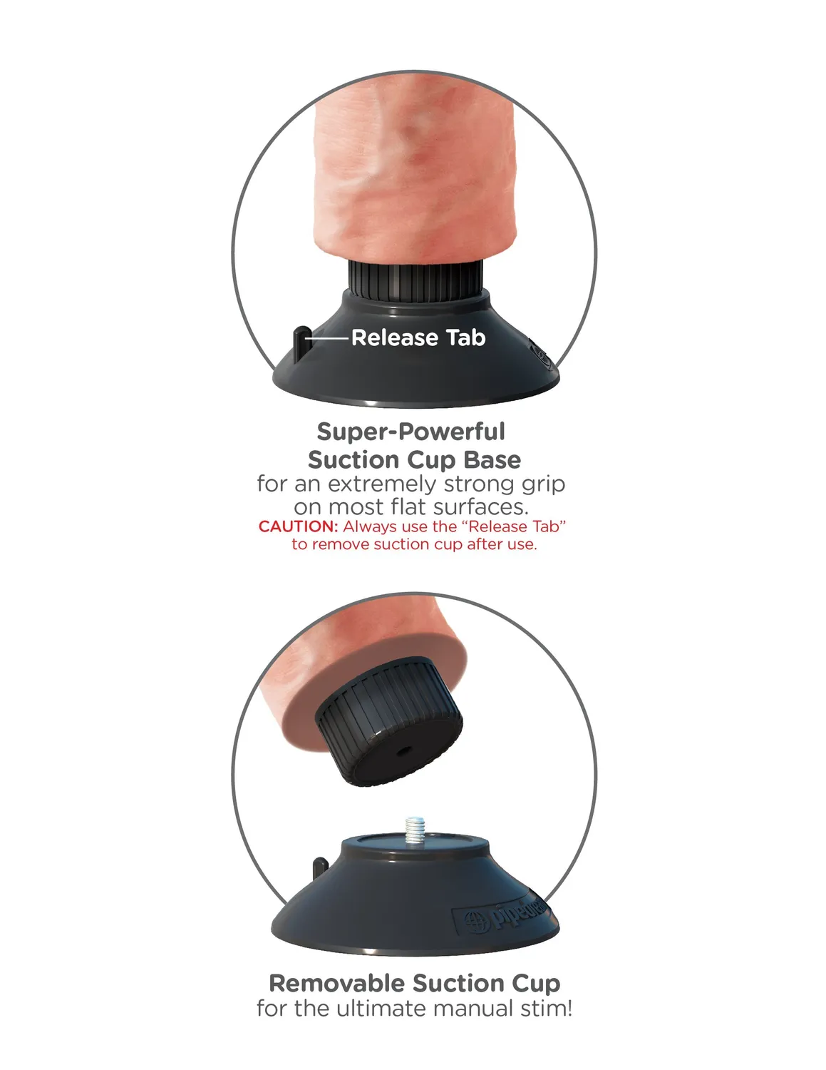 Pipedream King Cock 7 Vibrating Cock with Balls vibrator waterproof