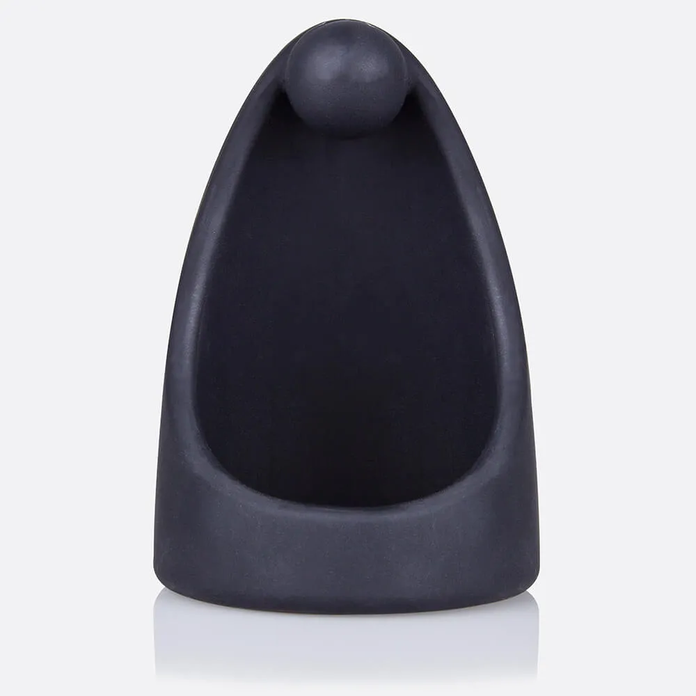 Screaming O SwingO Sling Siliconen Cockring Zwart perineum