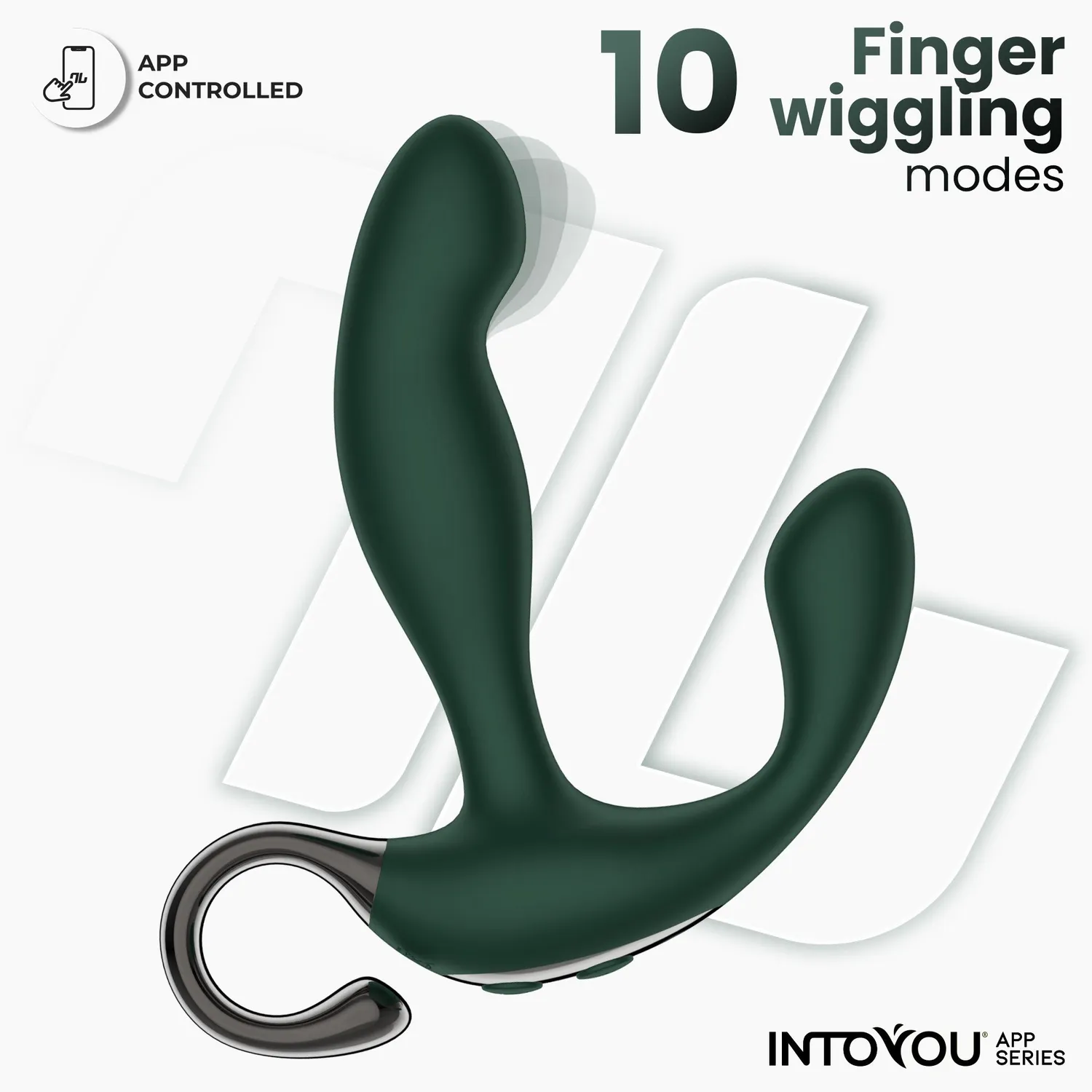 Intoyou Greeny prostaatvibrator met app en wiggle