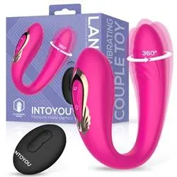 Intoyou Lanty koppelsvibrator 360° afstandsbediening