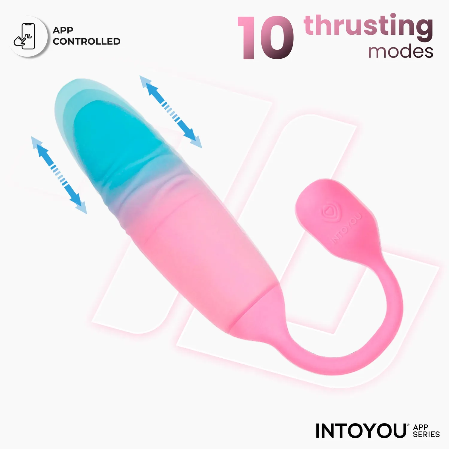 Intoyou NexEgg Motion tril-ei roze thrusting