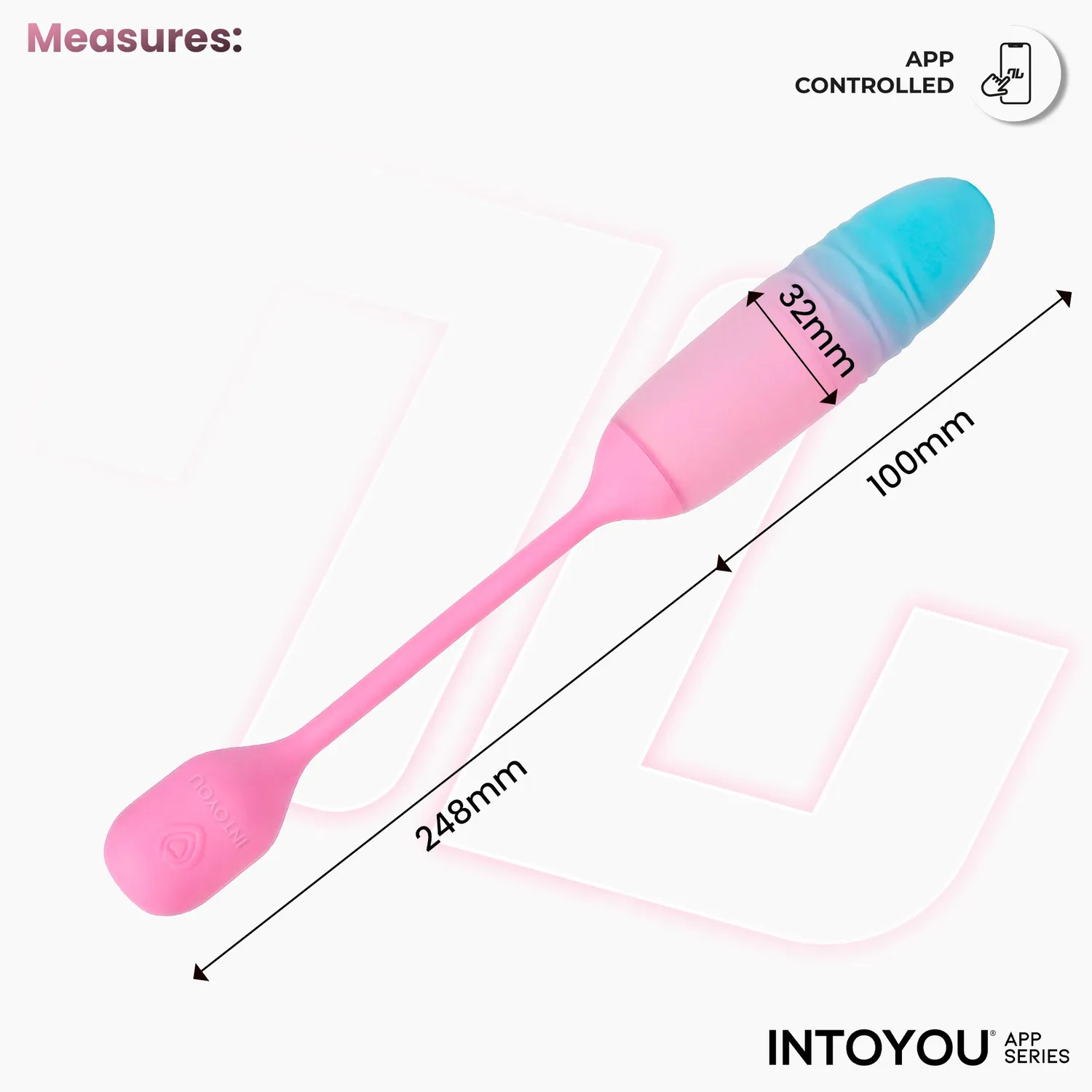 Intoyou NexEgg Motion tril-ei roze thrusting