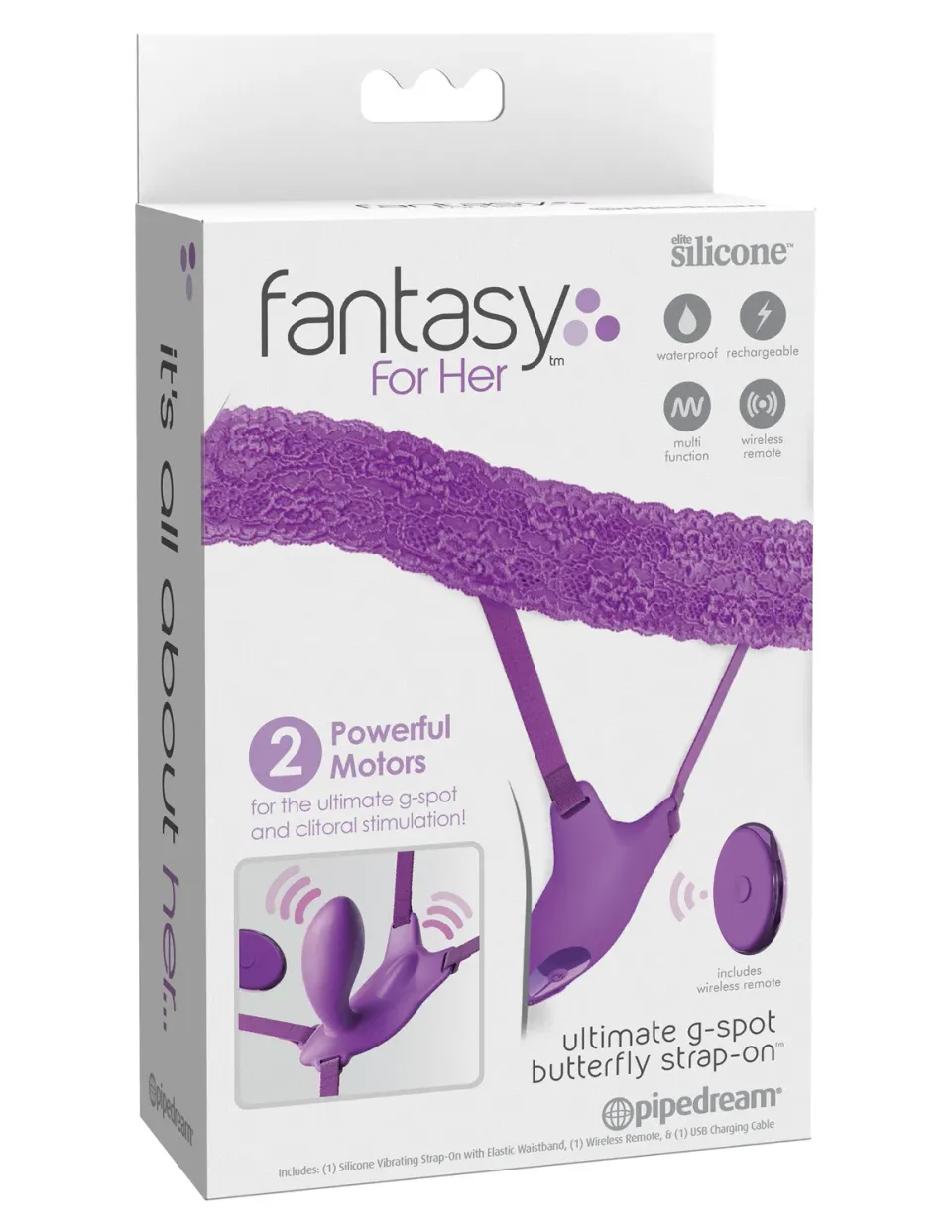 Pipedream Fantasy For Her Ultimate G-Spot vlinder vibrator paars