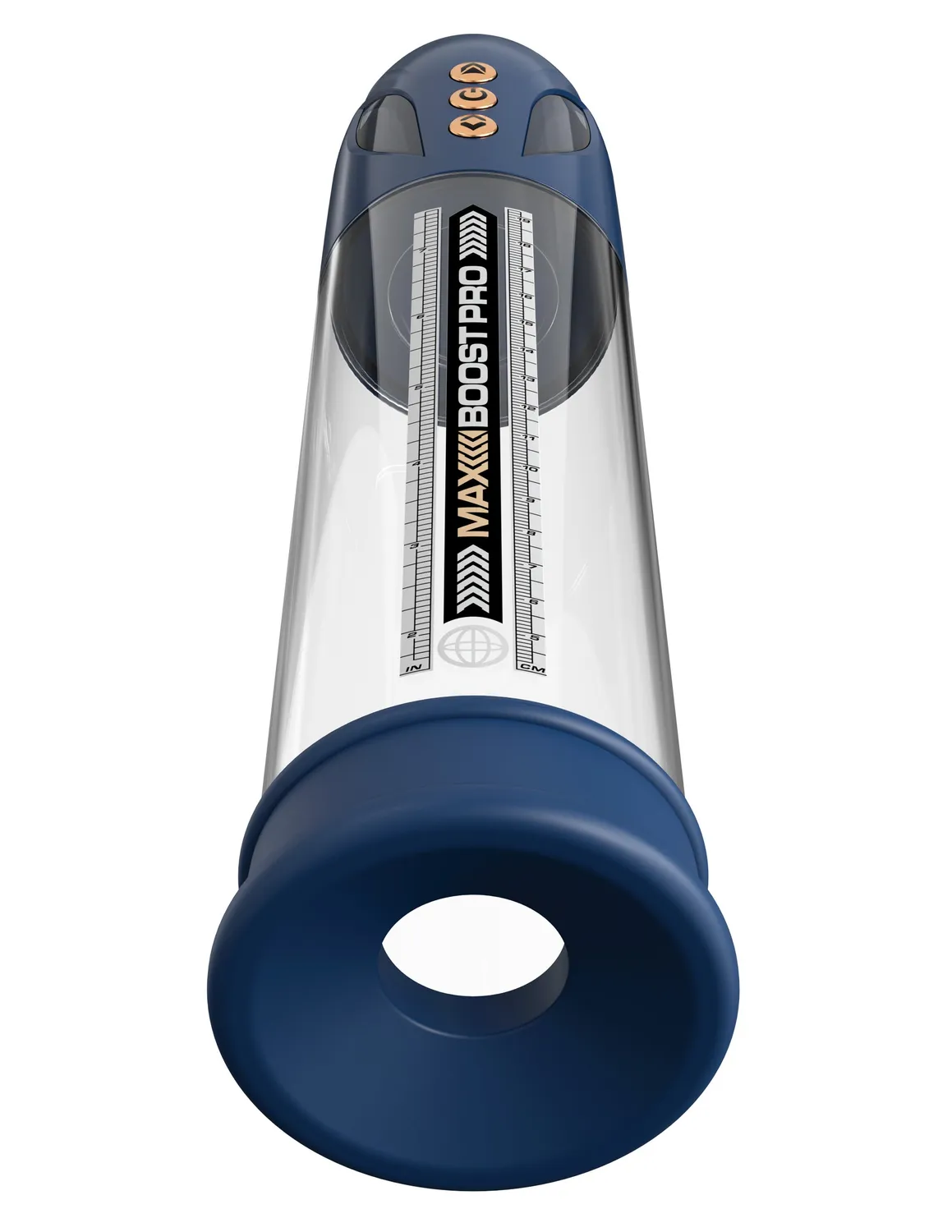 Pipedream Pump Worx Max Boost Pro Flow penispomp automatisch blauw