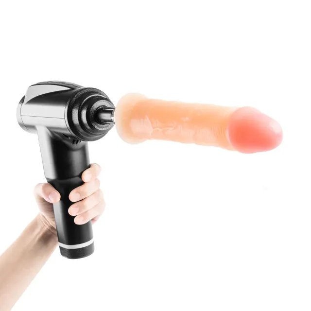 Lux Fetish Rechargeable Handheld sexmachine met dildo