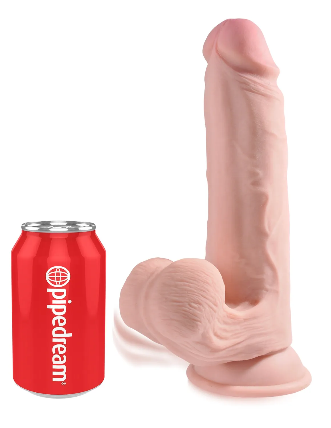 Pipedream King Cock Plus 9 inch realistische dildo light triple density