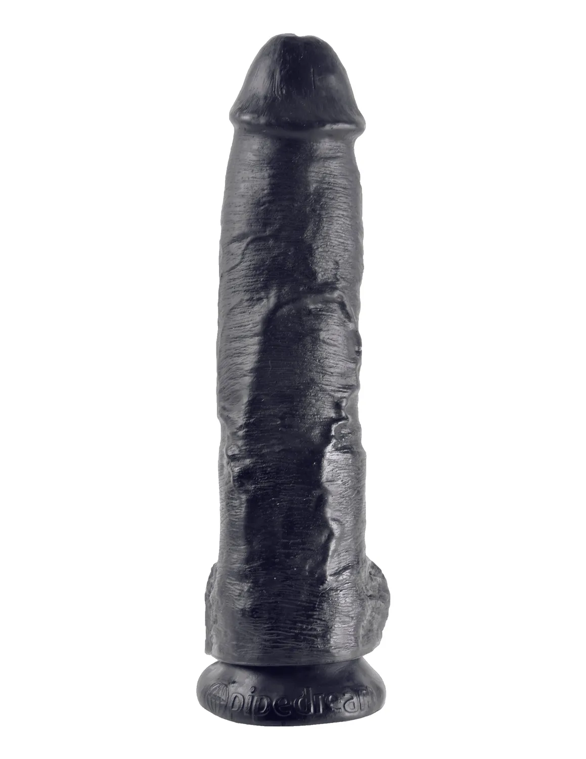 Pipedream King Cock 10 inch dildo met ballen zwart realistisch