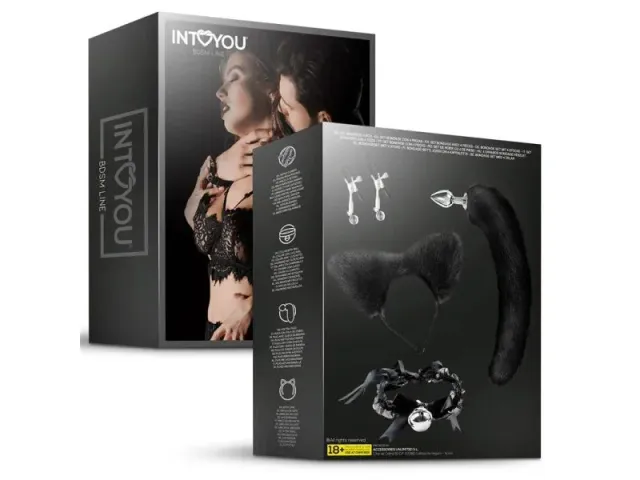 Intoyou Cosplay rollenspelset 4-delig zacht BDSM