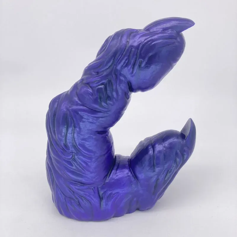 Tentickle Wölfing Purple Velvet dildo medium soft flop