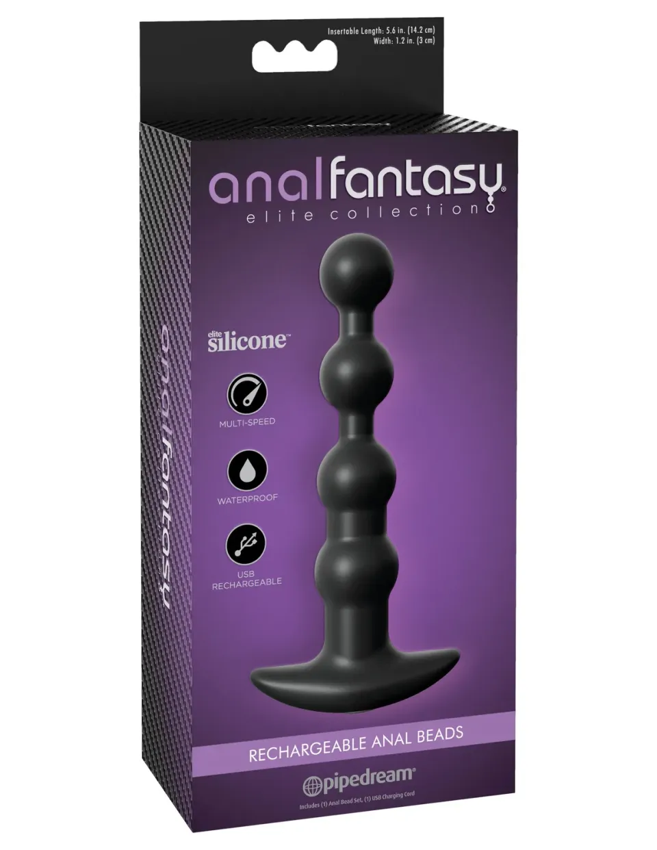 Pipedream Anal Fantasy Elite vibrerende anaalkralen oplaadbaar