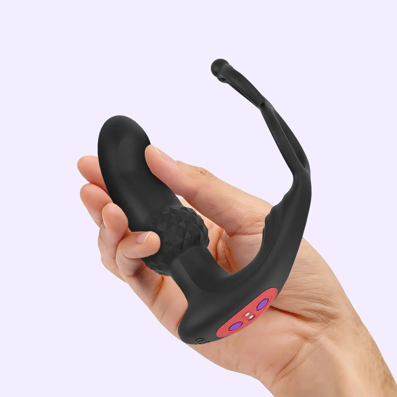 Beisar Super-O Victor prostaat vibrator zwart oscillerend