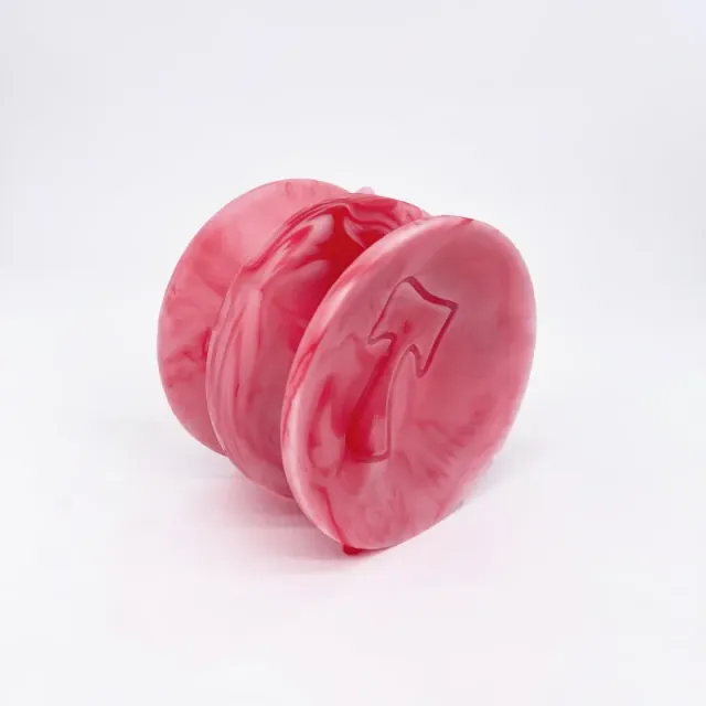 Tentickle Raspberry Kisses zuignap monstrous dubbelzijdig 10 cm