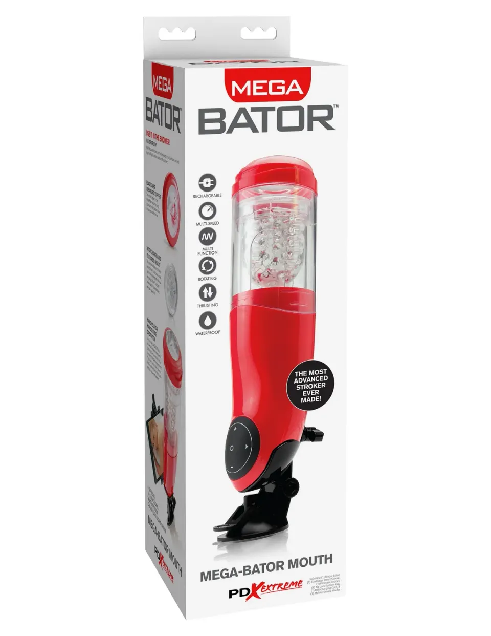Pipedream PDX Extreme Mega-Bator Mouth masturbator automatisch