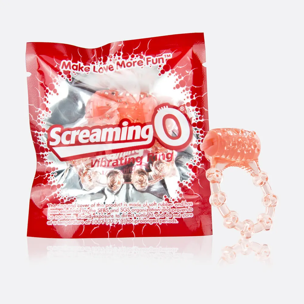 Screaming O 10 Pack vibrerende cockringen natural wegwerp