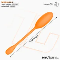 Intoyou Logan vibrerend ei oranje met appbediening