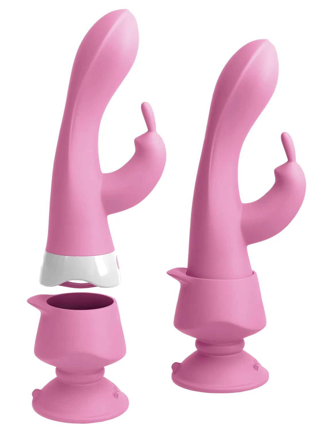 Pipedream 3Some Wall Banger Rabbit konijnenvibrator zuignap