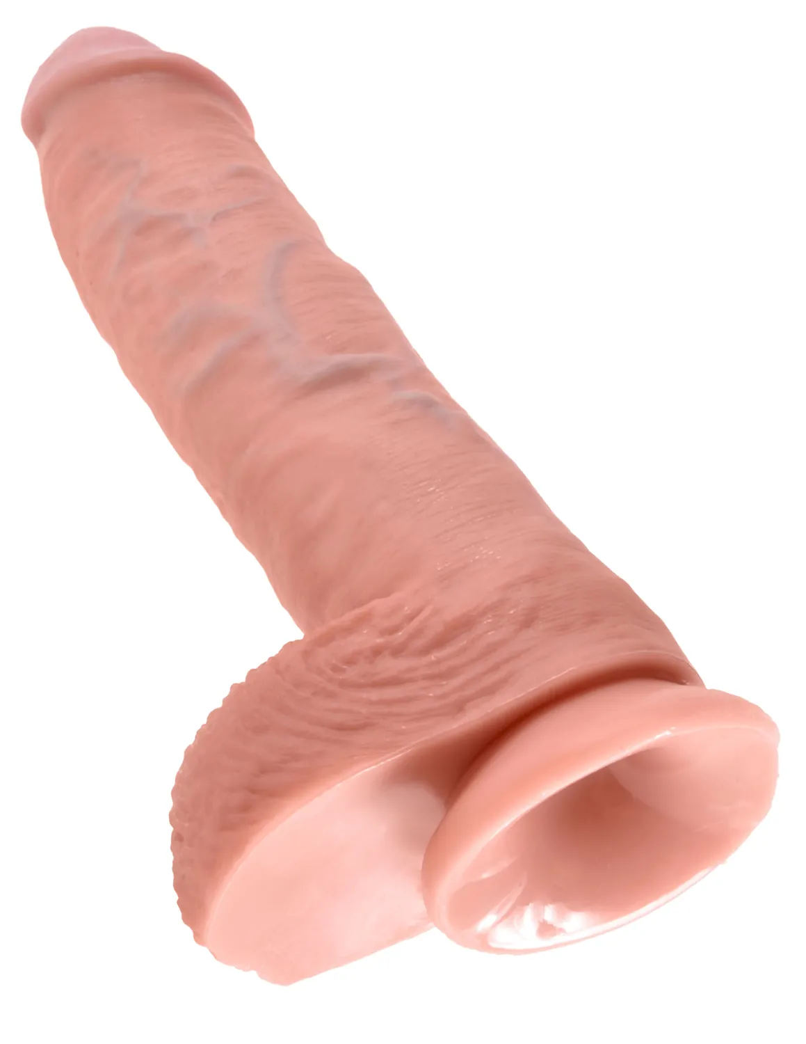 Pipedream King Cock 10 inch dildo met ballen licht realistisch