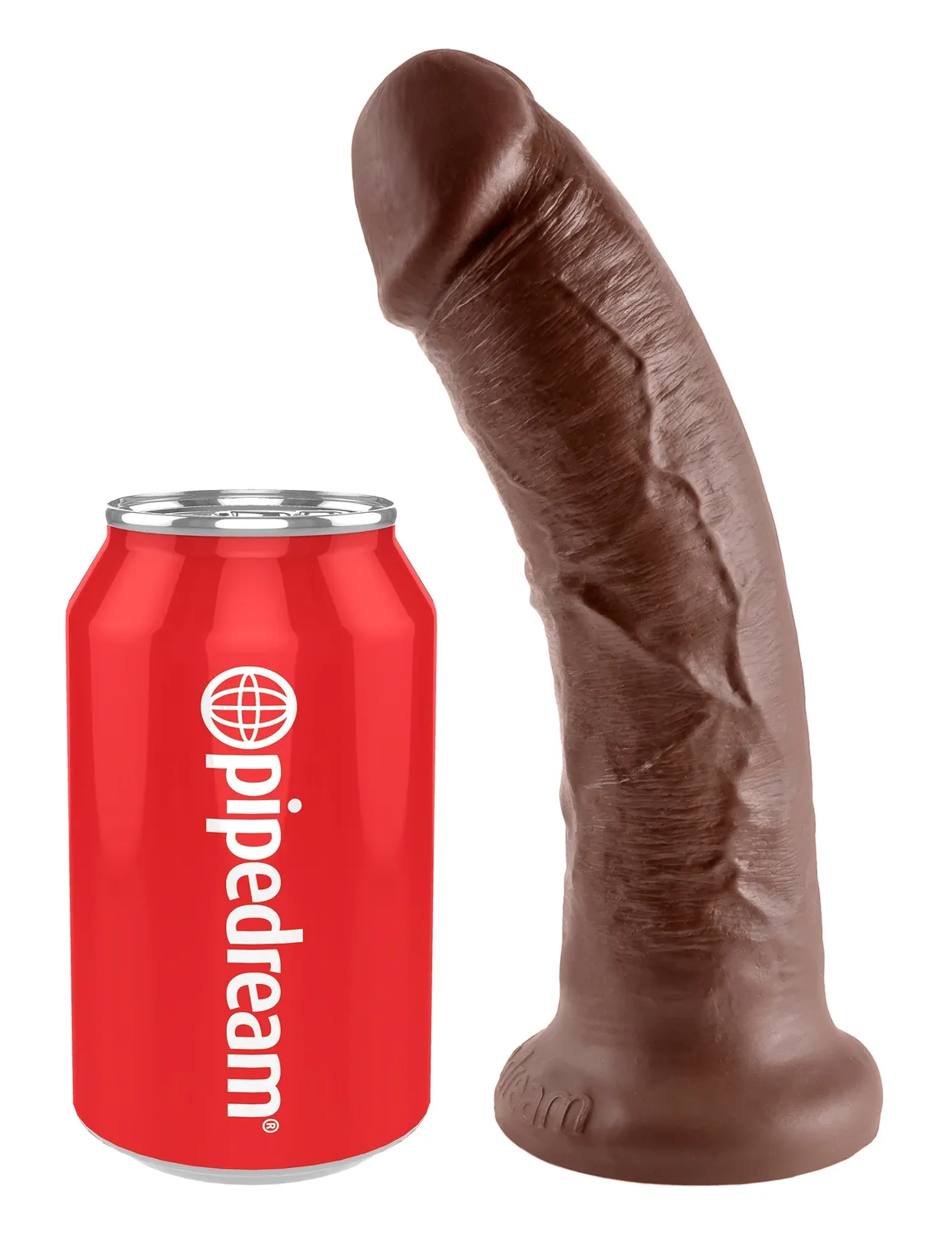 Pipedream King Cock 8 inch Cock dildo bruin realistisch
