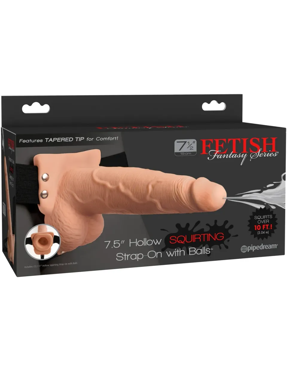 Pipedream Fetish Fantasy 7 Squirting Strap-On hol