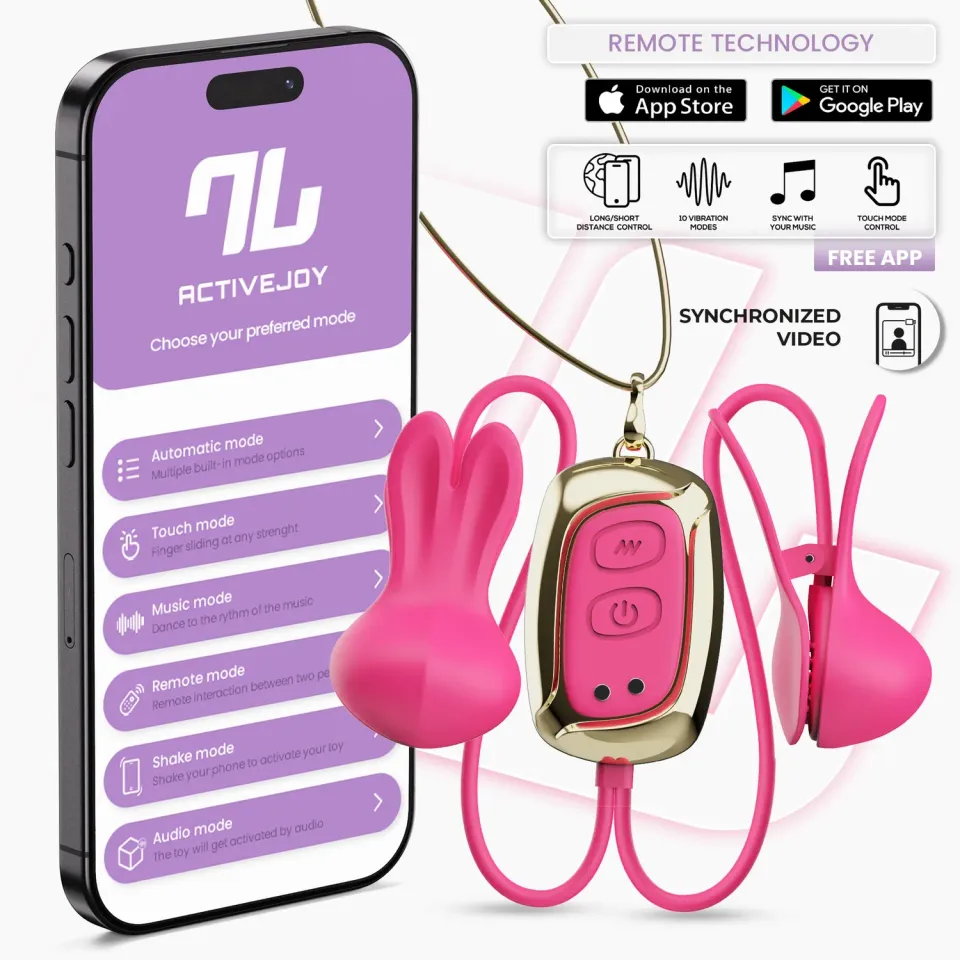 Intoyou Tickly Vibrerende Tepelklemmen met App