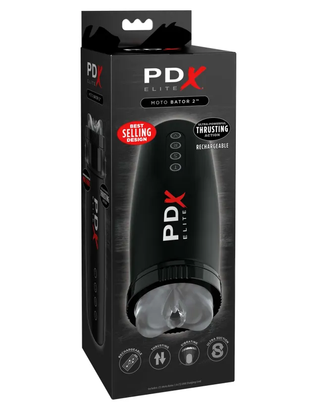 Pipedream PDX Elite Moto Bator 2 masturbator stuwend zuigend