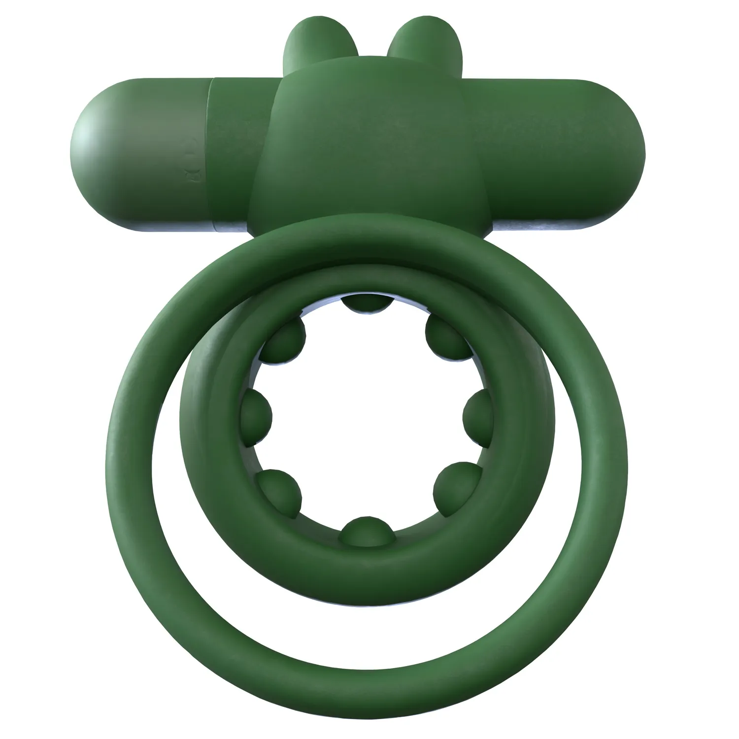 Screaming O Ohare Rechargeable Rabbit-Ear cockring zwart