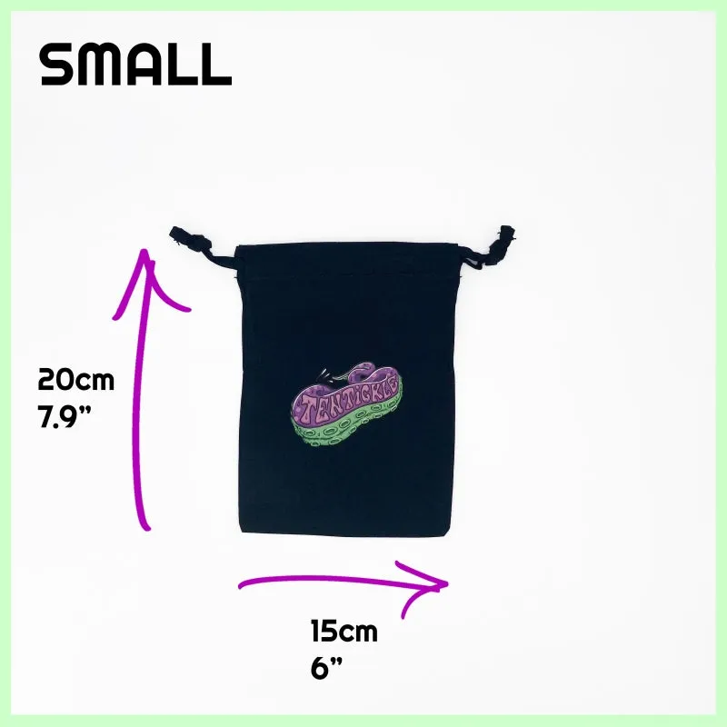 Tentickle opbergzakjes met trekkoord small katoen