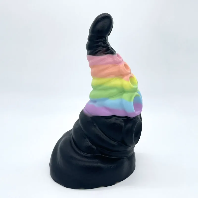 Tentickle Tenton Black Rainbow dildo medium superzacht