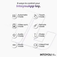 Intoyou NexEgg Vibratie Ei Lila met App