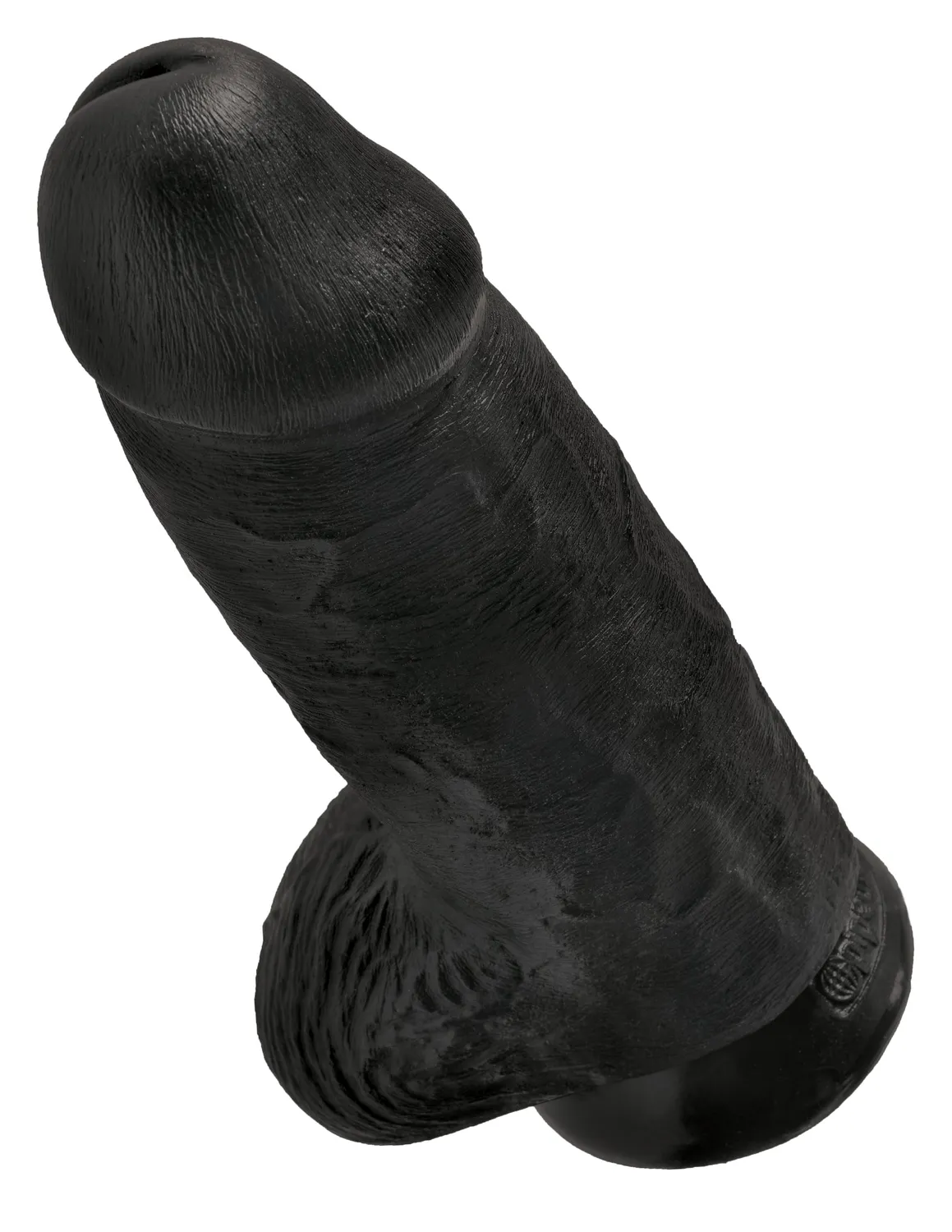 Pipedream King Cock 9 Chubby dildo zwart met zuignap