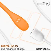 Intoyou Logan vibrerend ei oranje met appbediening