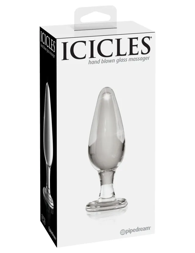 Pipedream Icicles No. 26 glazen dildo transparant glas