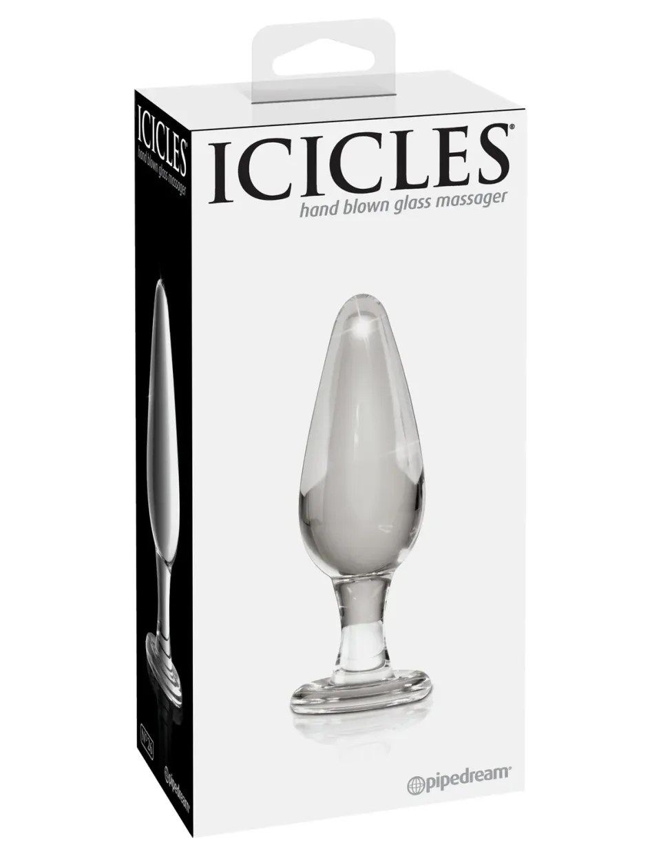 Pipedream Icicles No. 26 glazen dildo transparant glas