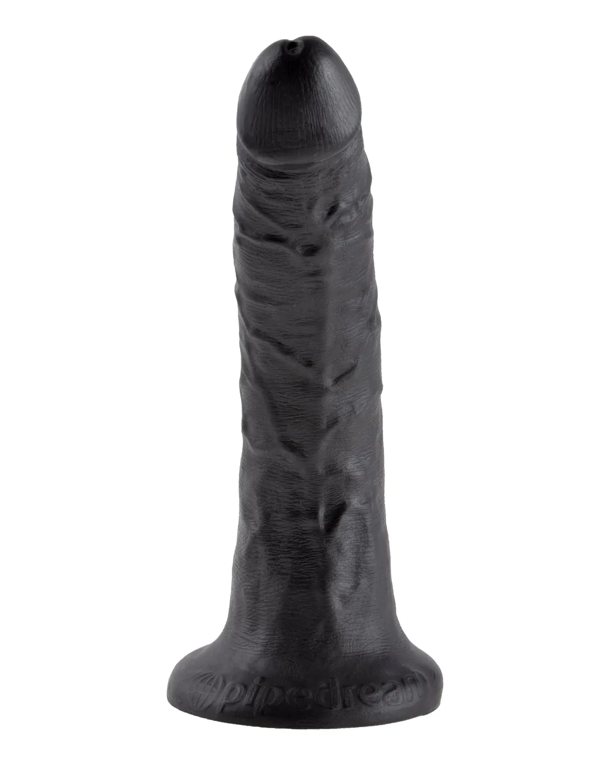 Pipedream King Cock 7" dildo zwart met zuignap