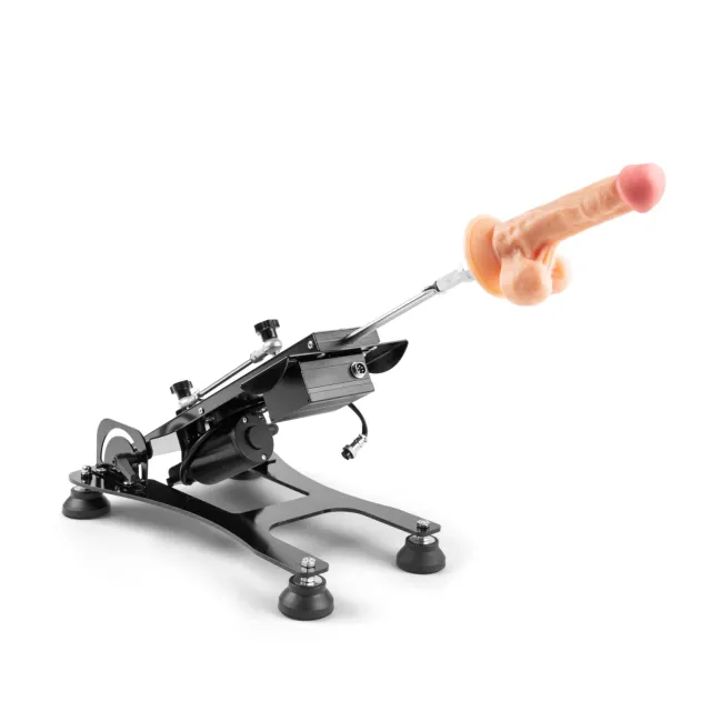 Lux Fetish Thrusting Sexmachine met controller 2 dildo's
