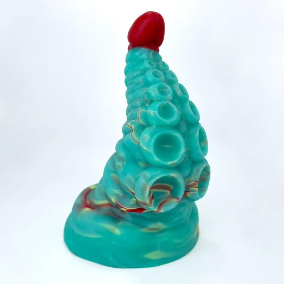 Tentickle Tenton Blue Hawaiian dildo small glow zacht