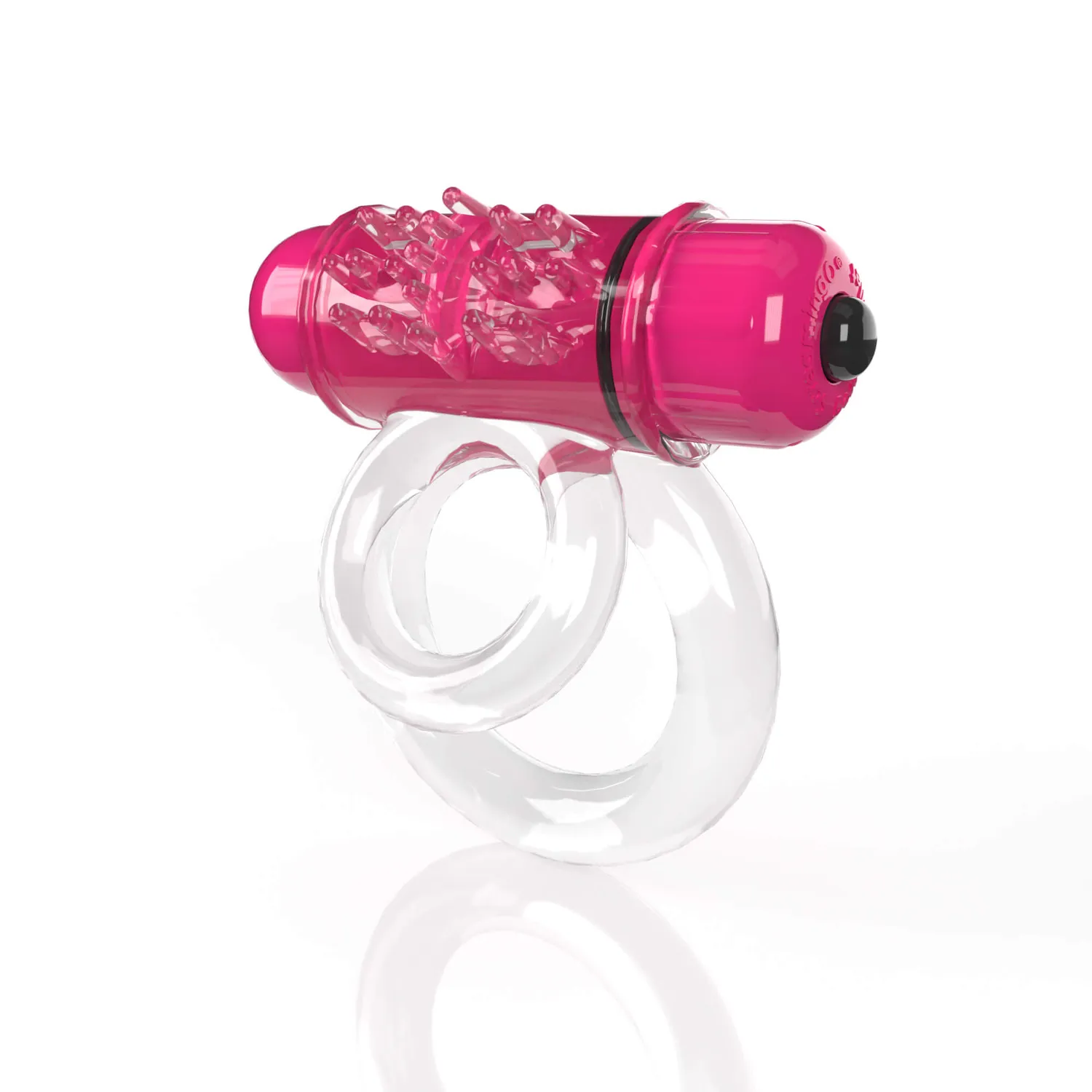 Screaming O 4T DoubleO 6 vibrerende cockring strawberry – dubbele ring