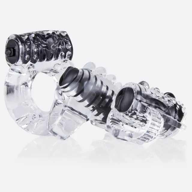 Screaming O VibrOman vibratorset zwart 3-delig