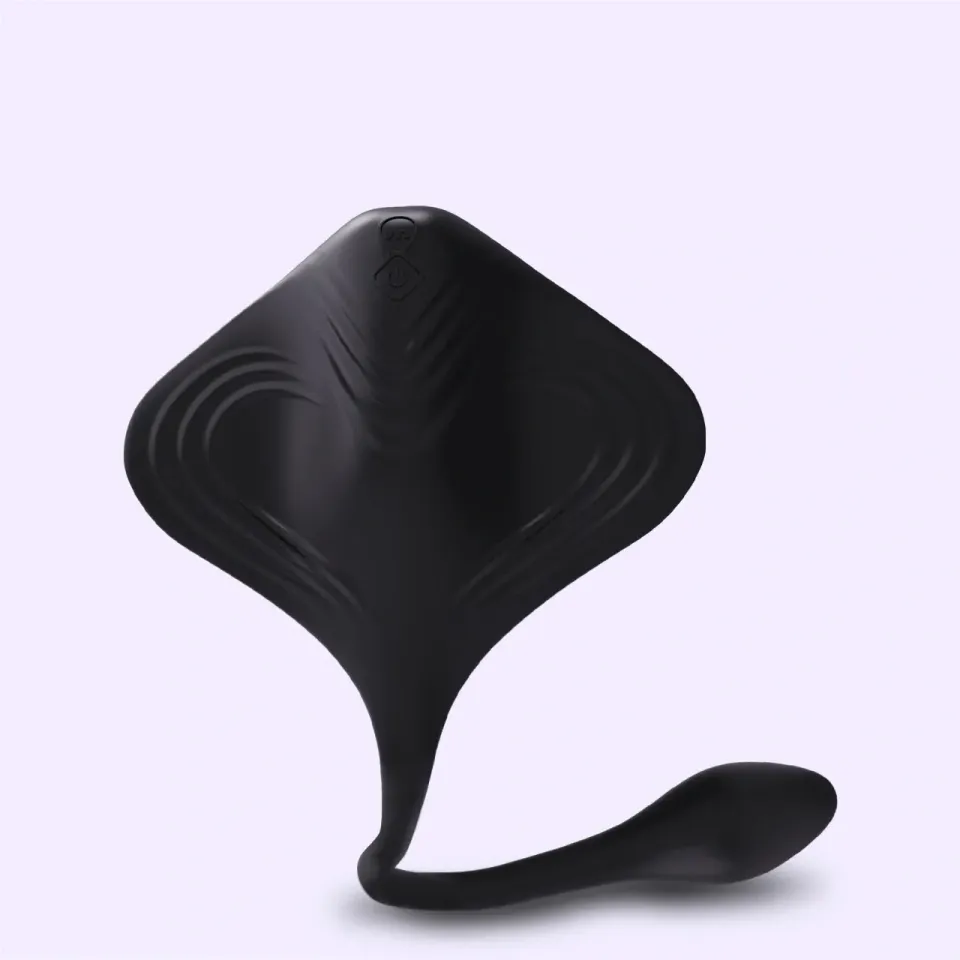 Beisar Manta vibrator zwart flexibele tail met app