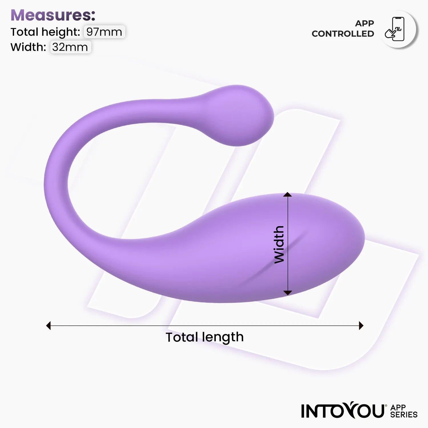 Intoyou Bulby tril-ei met app lavendel