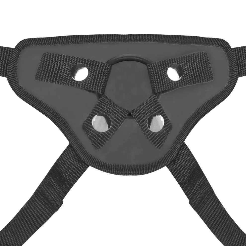 Lux Fetish Beginners Strap-on Harnas zwart neopreen
