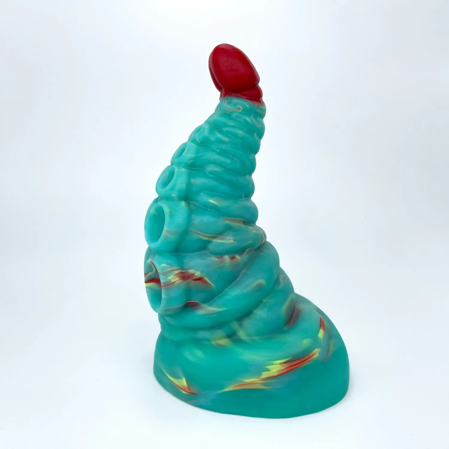 Tentickle Tenton Blue Hawaiian dildo small glow zacht