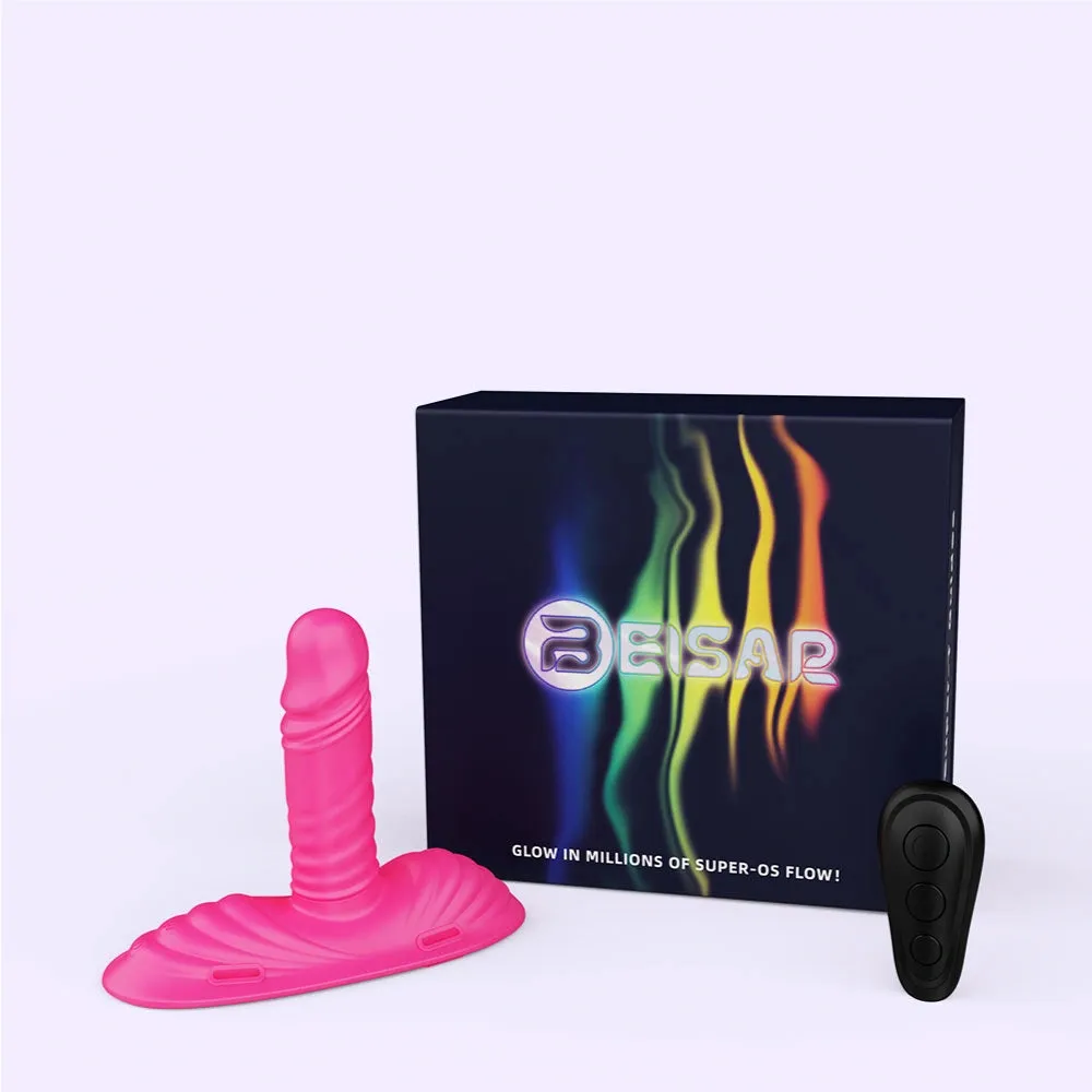 Beisar Pinhead 4 oprijvibrator roze 9 standen met app