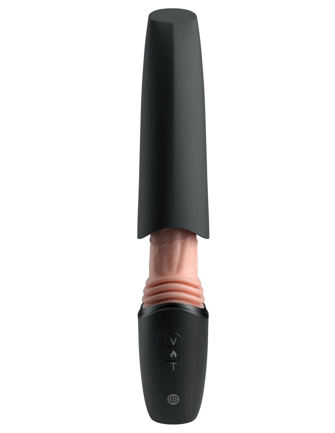 Pipedream King Cock Plus 5.5 Thrusting Cock Pro dildo verwarmd