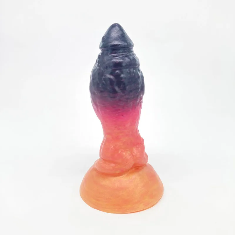 Tentickle Toady Stool Lava Marble Fade dildo mini soft