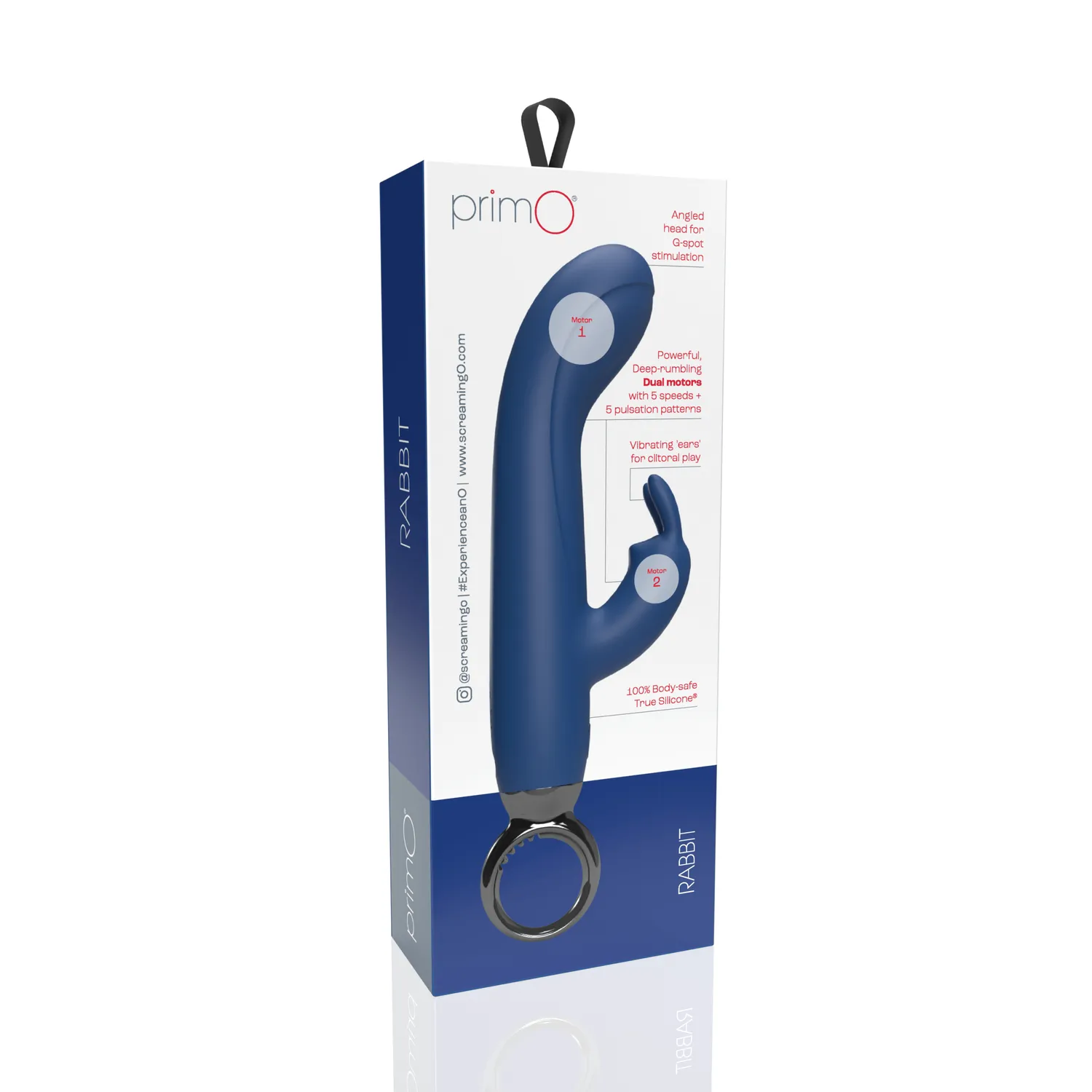 Screaming O PrimO Rabbit vibrator blueberry siliconen