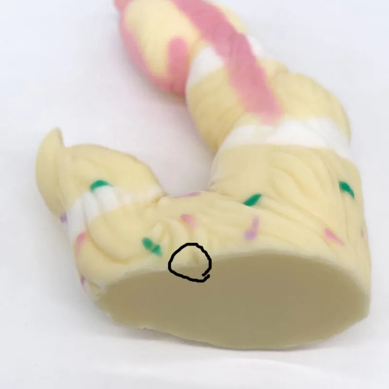 Tentickle Wölfing Cake Drip dildo x-small medium flop